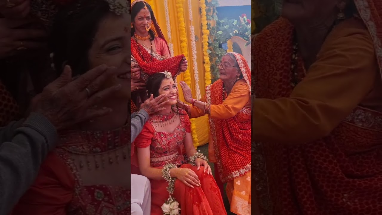 हल्दी पार्ट  2 beautiful #dulhan#haldi#masti#