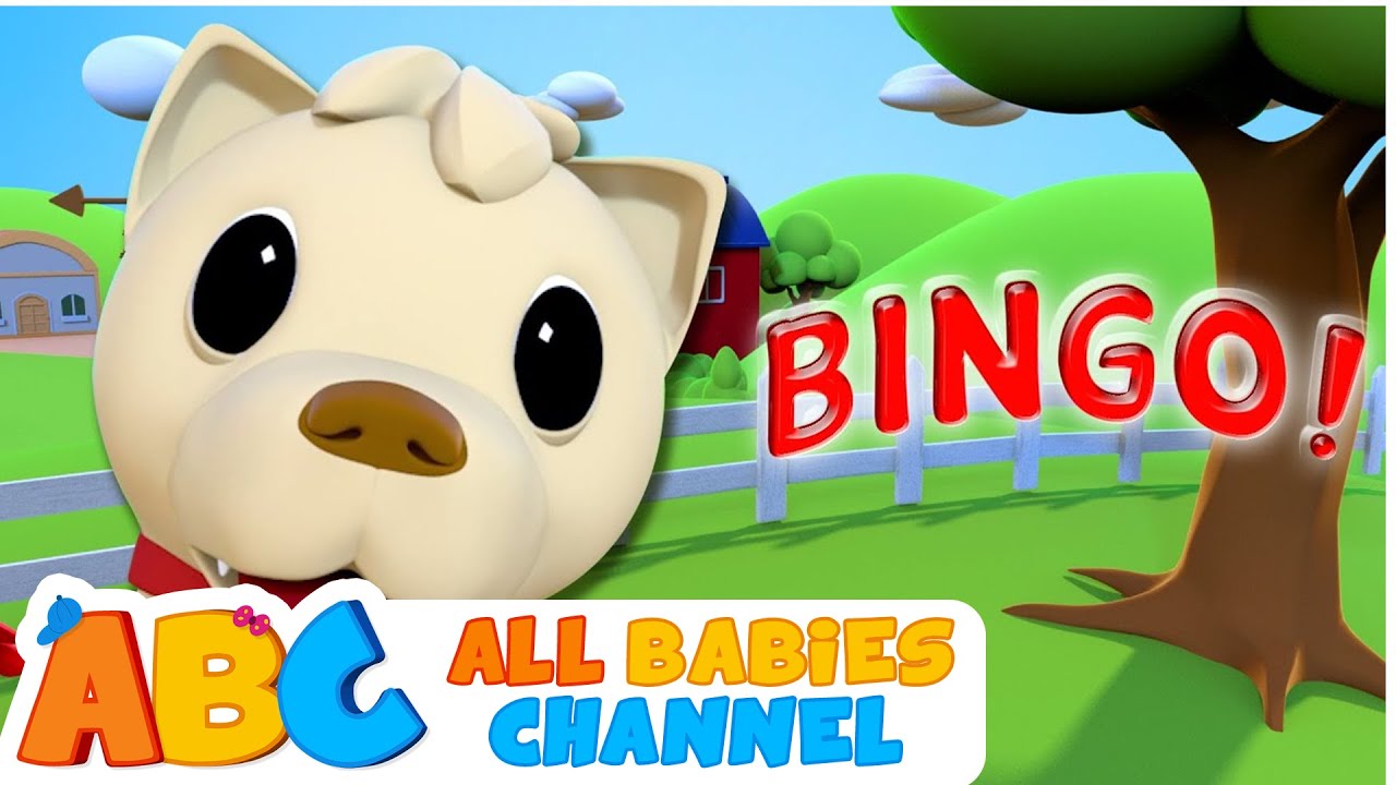 BINGO DOG SONG | 3D Nursery Rhymes & Kids Songs | All Babies Channel