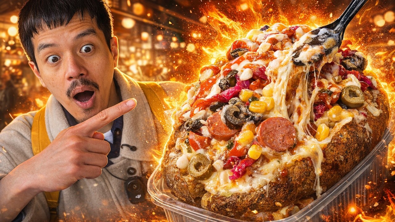 KUMPIR 🇹🇷 Kentang Jumbo Isi Segunung! Street Food Viral di Ortakoy, Istanbul.