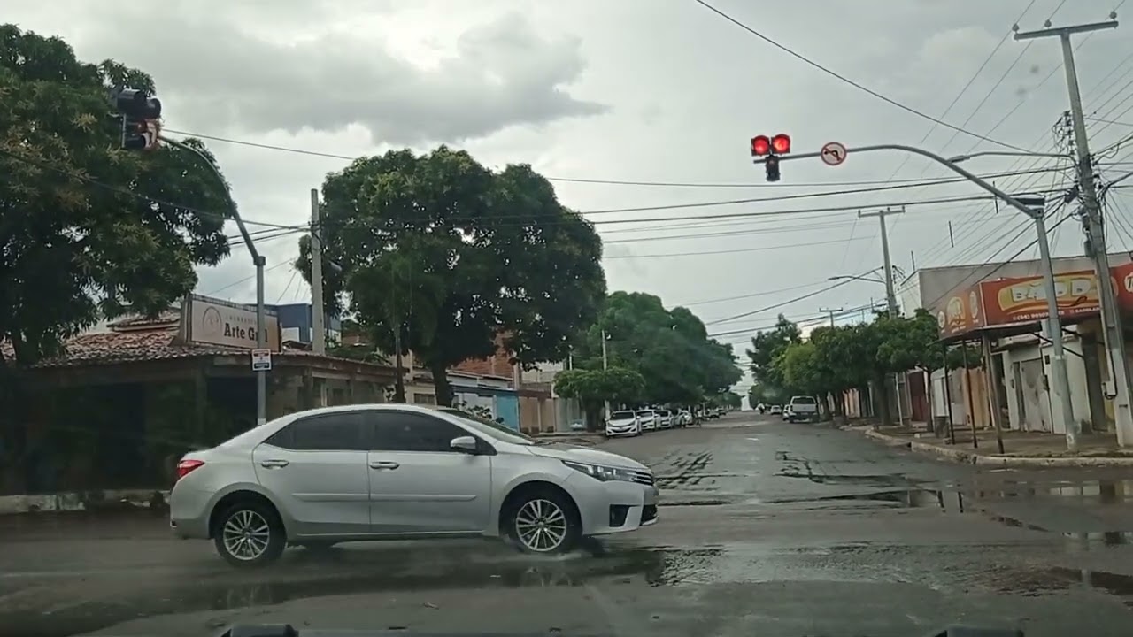 PARTINDO DO CENTRO, COM CHUVA, ATÉ O DIA DIA ATACAREJO MOSSORÓ RN