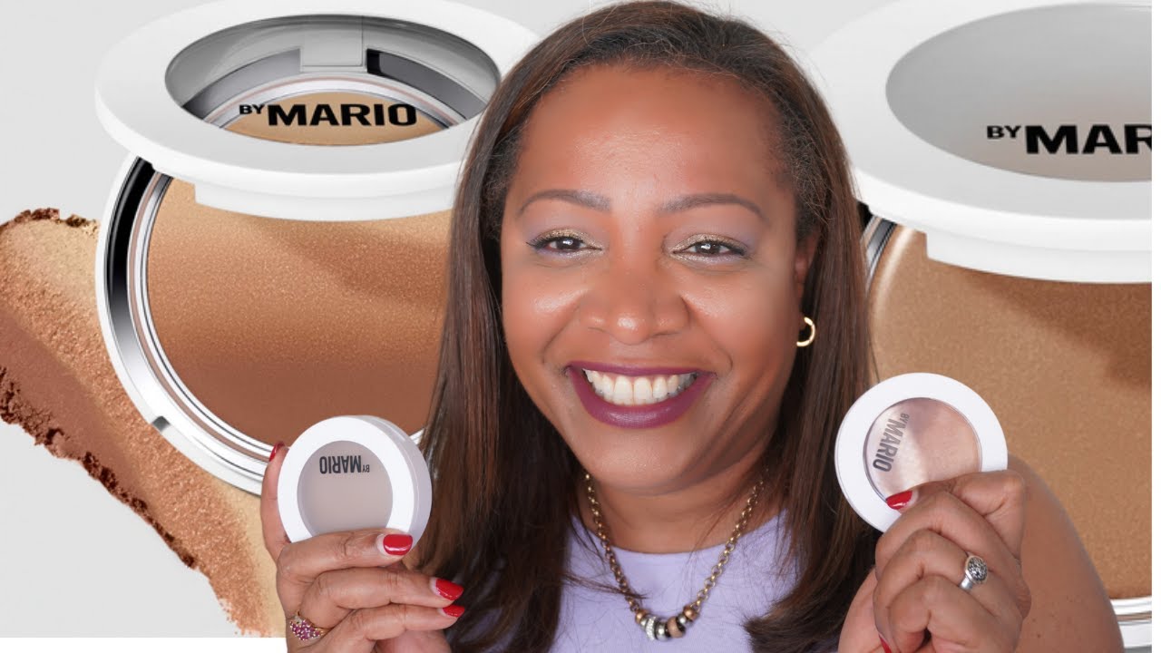 MAKEUP by MARIO Softsculpt Transforming Skin Enhancer / Skin Perfector and Master Blade Brow Pencil.