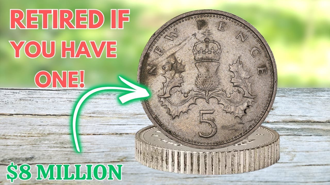 Queen Elizabeth II Rare 5p Coins Worth Thousands! Hidden 1969&ndash;1977 Treasures in Your Change!
