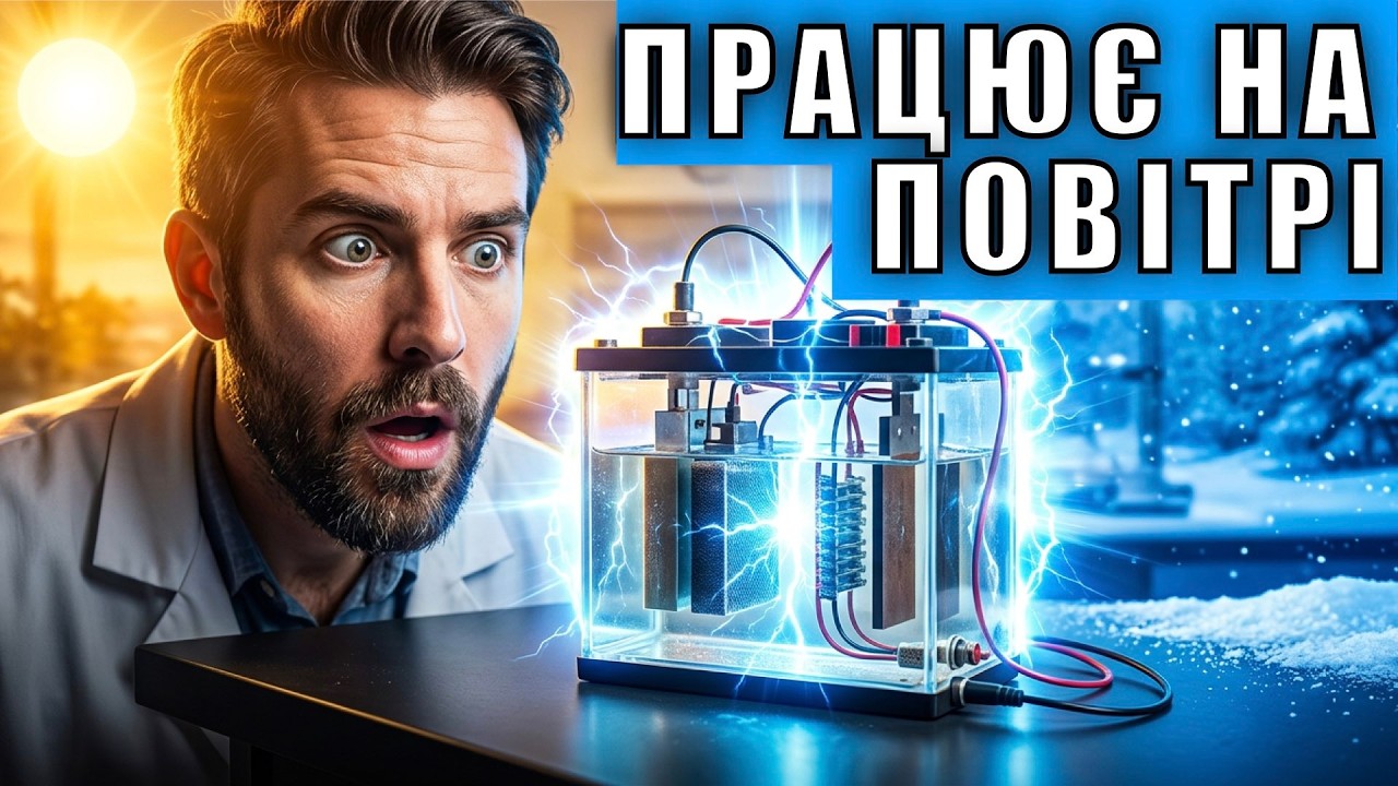 Батарея на воздухе: мой первый прототип