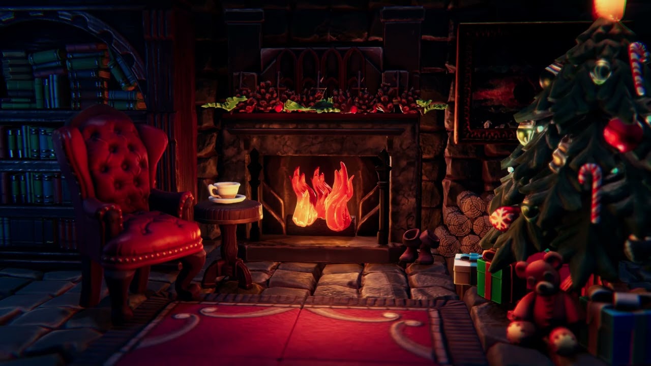TaleSpire's Holiday Fireplace Ambience