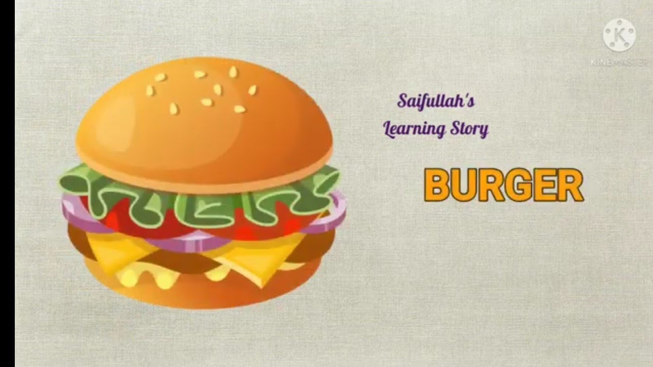 Food and Drinks name in English | Learn food and Drinks name | Saifullah's Learning Story.