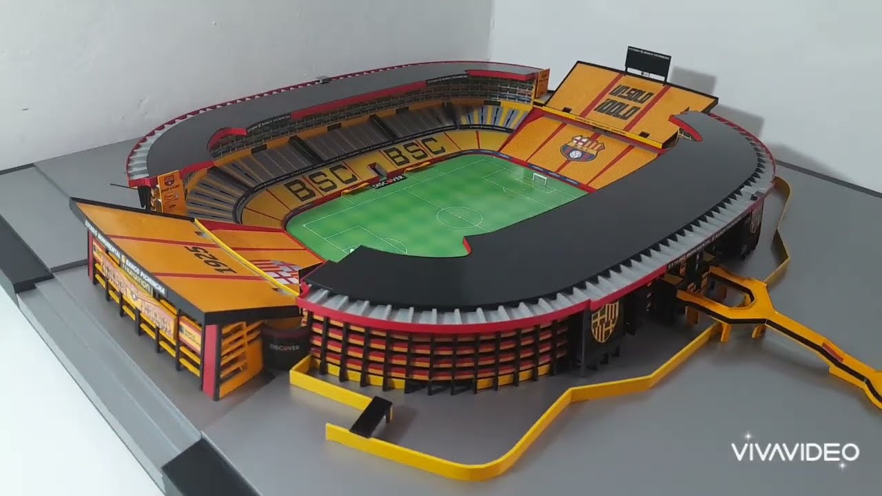 Maqueta Estadio Monumental del Barcelona S.C.