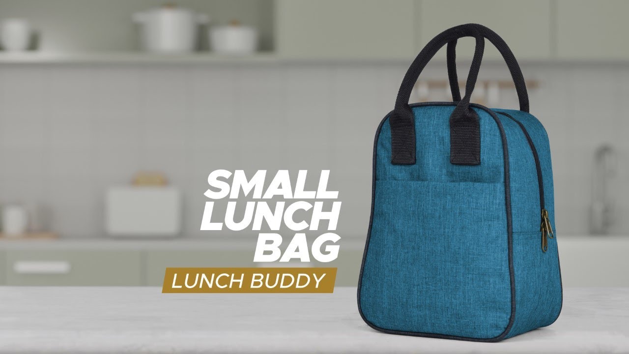 FATMUG Lunch Bag For Office Men and Women | Insulated Tiffin Bag | Oxford Fabric | Sky Blue