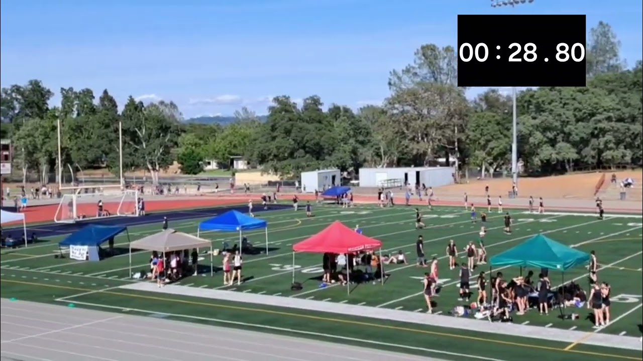 51.4 second 4x1 relay. 8th grade Finals.