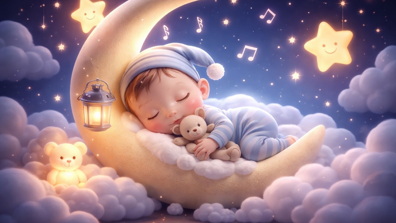 🌙 Gentle Nightfall Baby Music | Calm Bedtime Instrumental for Toddlers