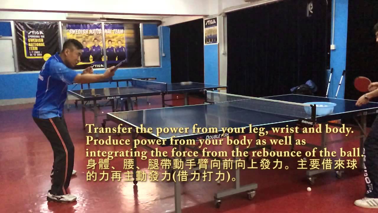 前國家乒乓省隊 楊光教練 反手快撕詳解  Close-to-table fast backhand loop tutorial by Coach Yang Guang