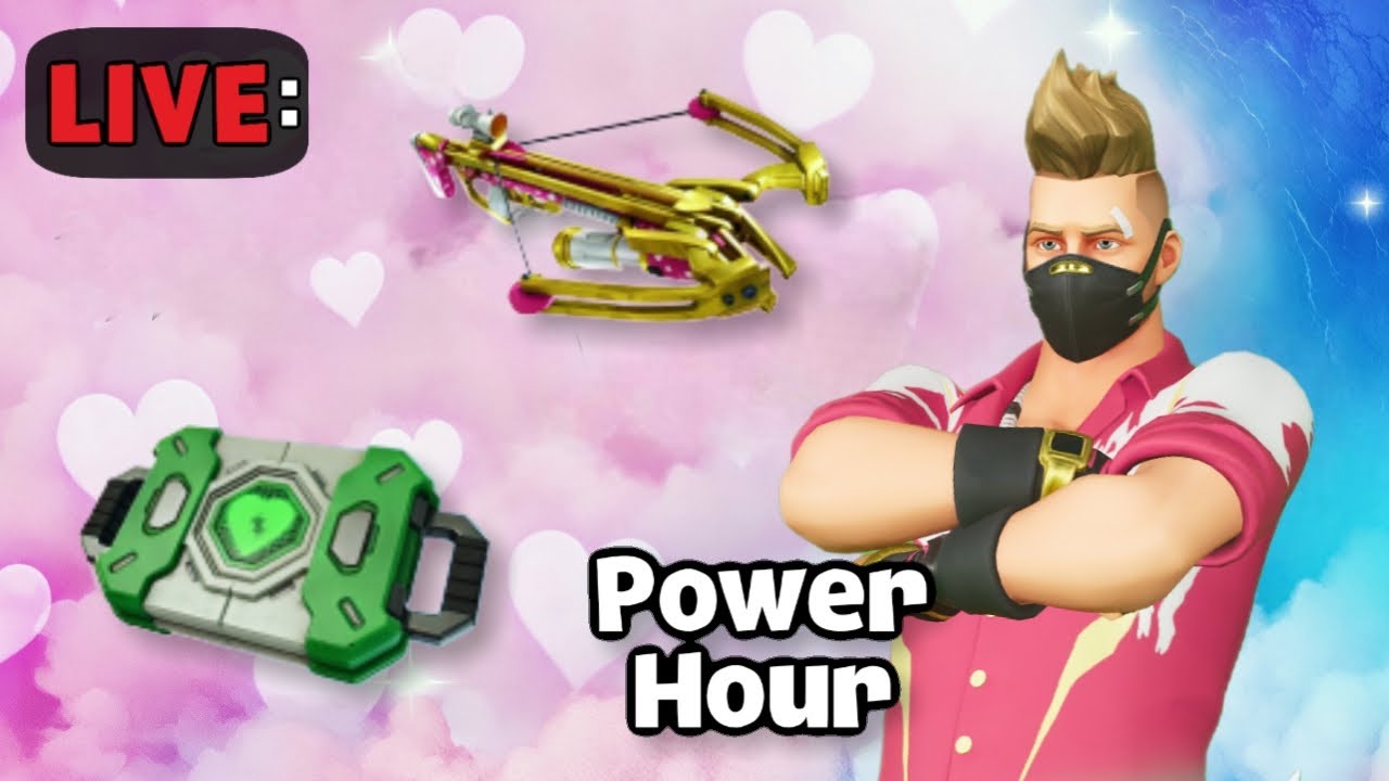 🔴LIVE🔴 Fortnite Valentines Power Hour!
