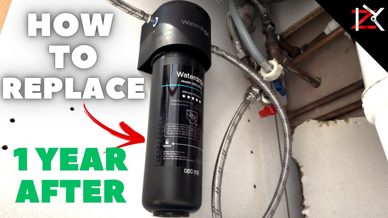 How To Replace Waterdrop Under sink Filter Cartridge - Ph Test + TDS Test Inside Watedrop Filter