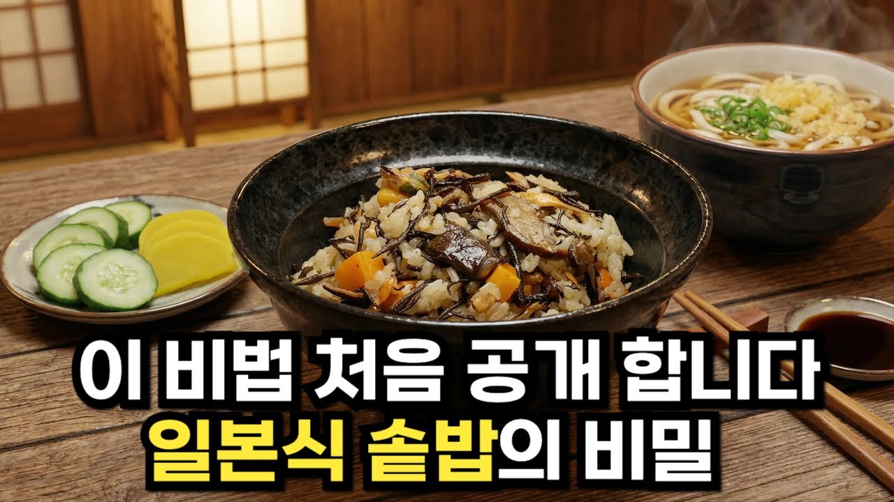 타키코미고항 일본식 솥밥이 한국 솥밥과 완전히 다른 음식인 이유 영양밥 #레시피 #일식 #たきこみ ごはん