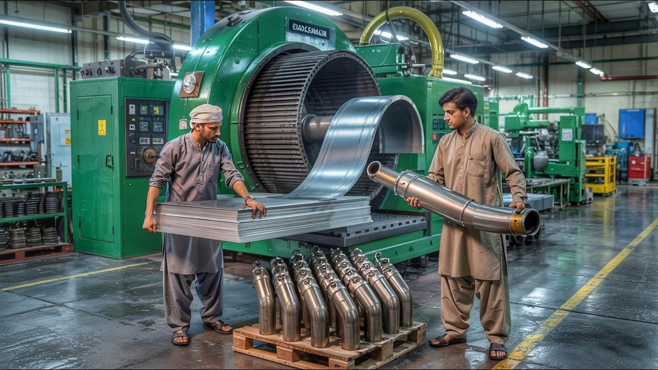 Incredible Process of Building Motorcycle Silencers | How Bike Muffler’s Are Made