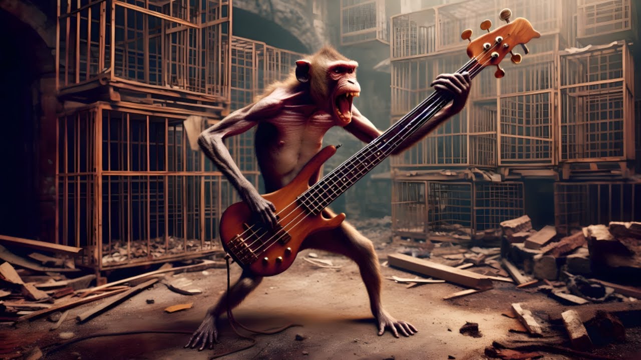 Восстание Primal Metalheads | Музыкальное видео Monkey Metal AI