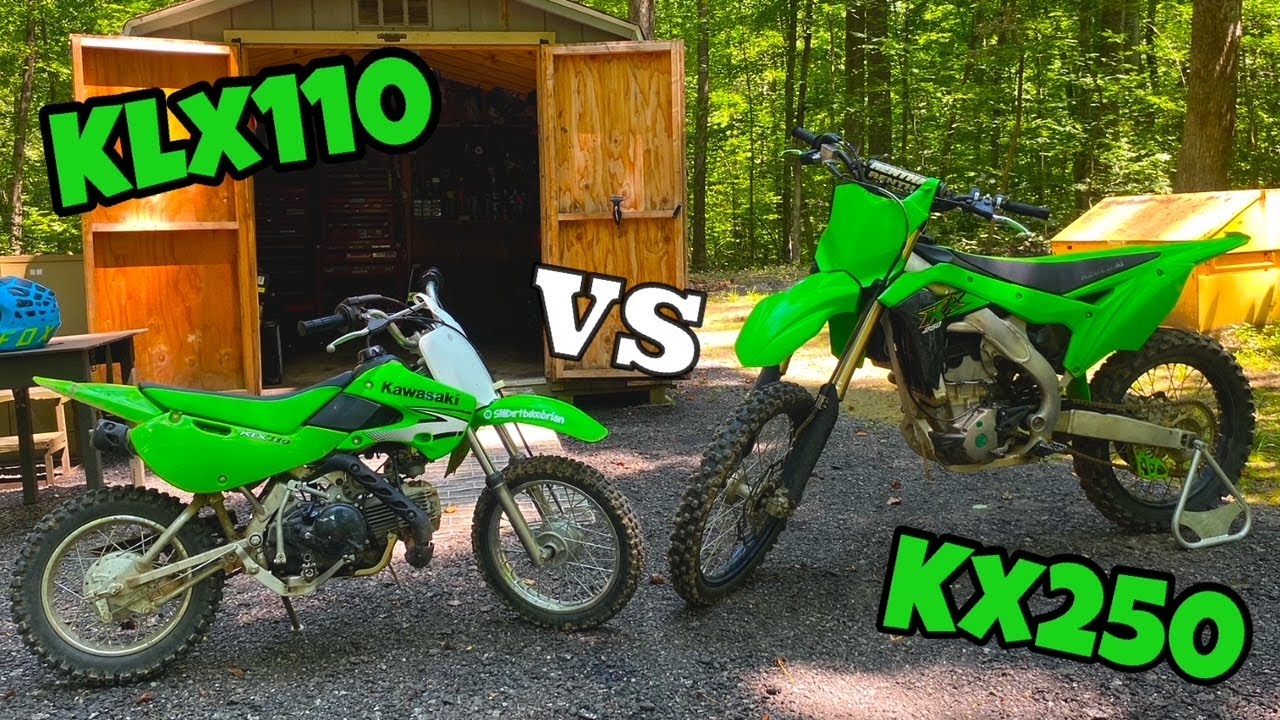 Will this Klx110 Pit Bike Keep up With My 250?