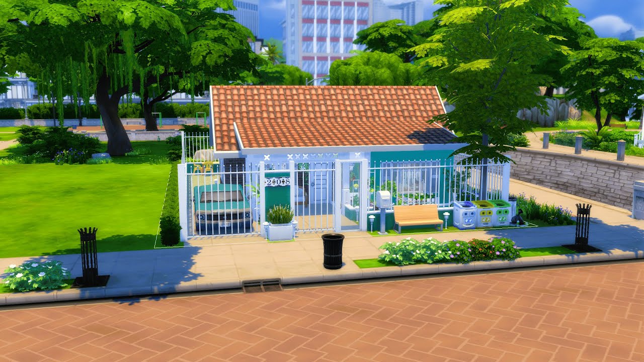 Minha Primeira casa Brasileira no the sims 4 | The Sims 4 (Speed Build)