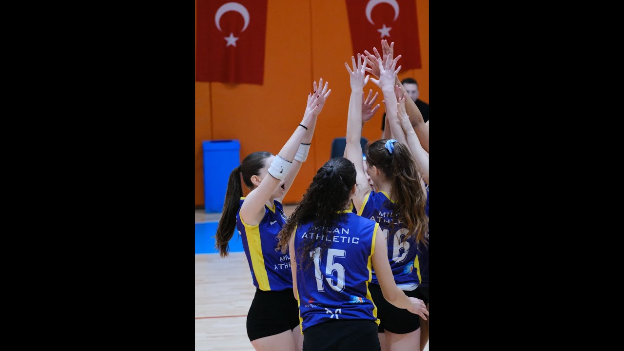 2 .Set MİLAN ATLETİK - DEV ATAŞEHİR GENÇ KIZ TAKIMLARI VOLEYBOL MAÇI