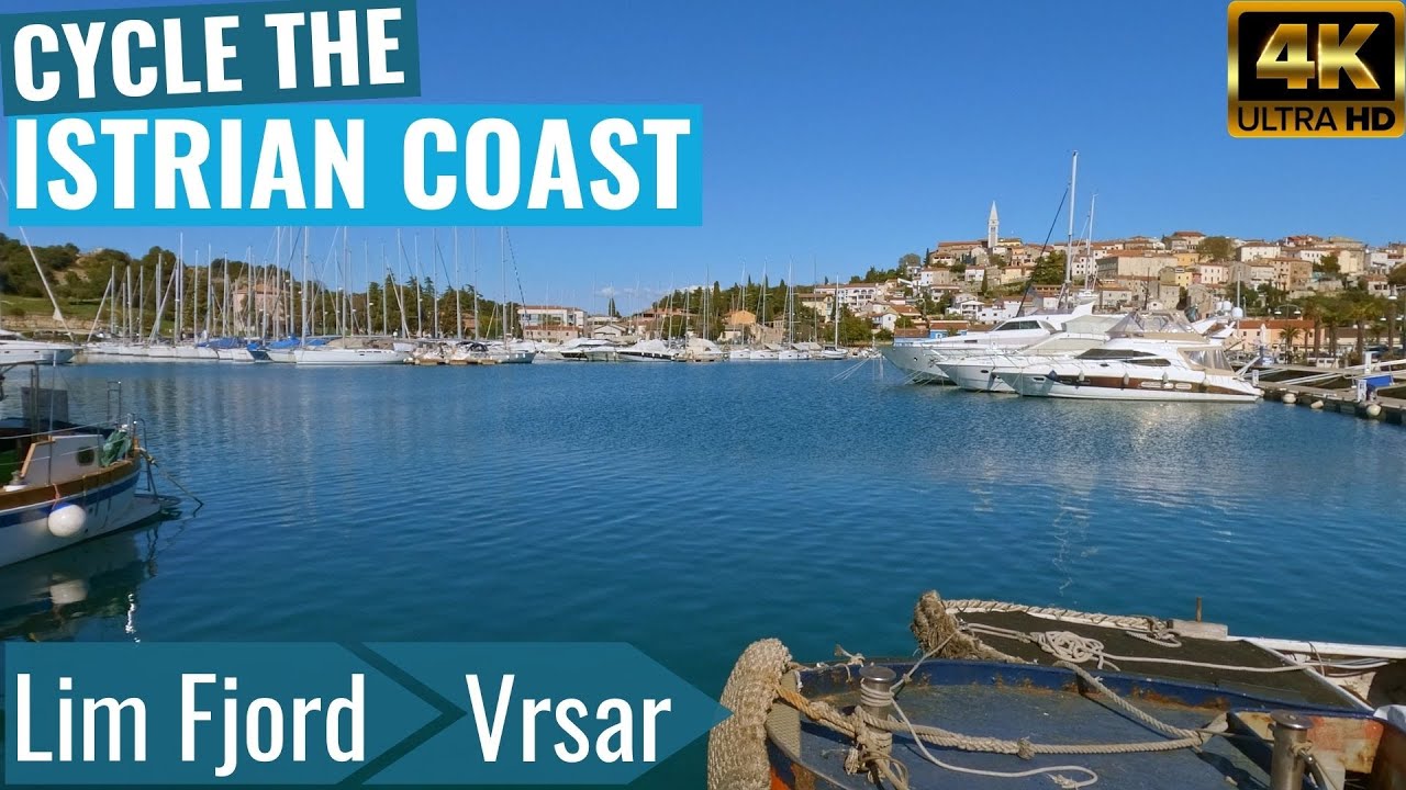 Lim Fjord to Vrsar, Istria, Croatia - Indoor Cycling Video without telemetry
