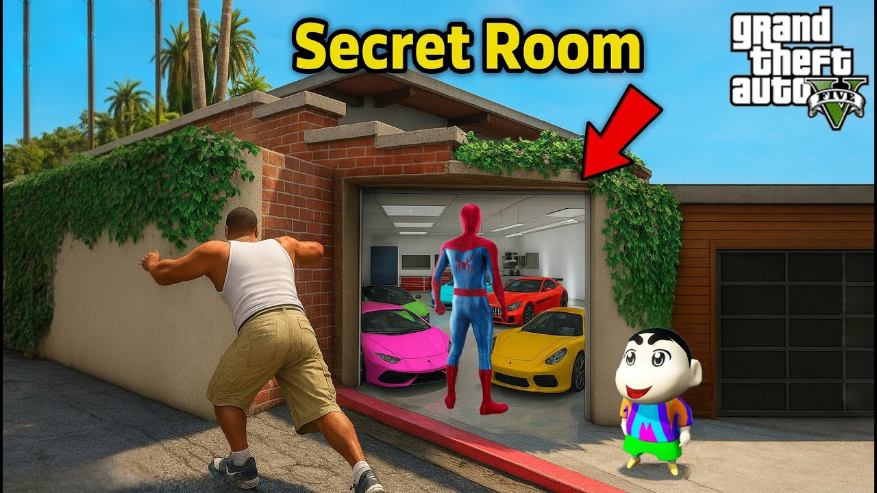 GTA 5 : SECRET ROOM IN FRANKLIN HOUSE
