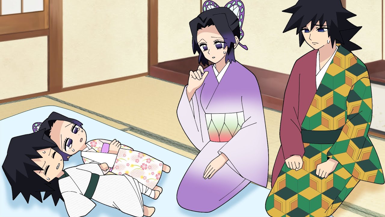 【鬼滅の刃】もしも義勇としのぶの子供が骨折してしまったらどうなるのか？義勇パパとしのぶママの子育て記