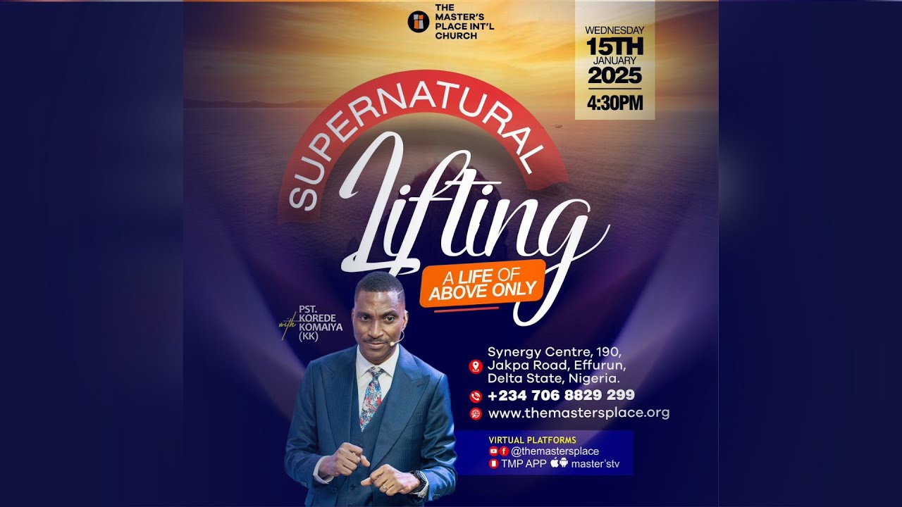 A LIFE OF ABOVE ONLY WITH PASTOR KK || 15-01-2025