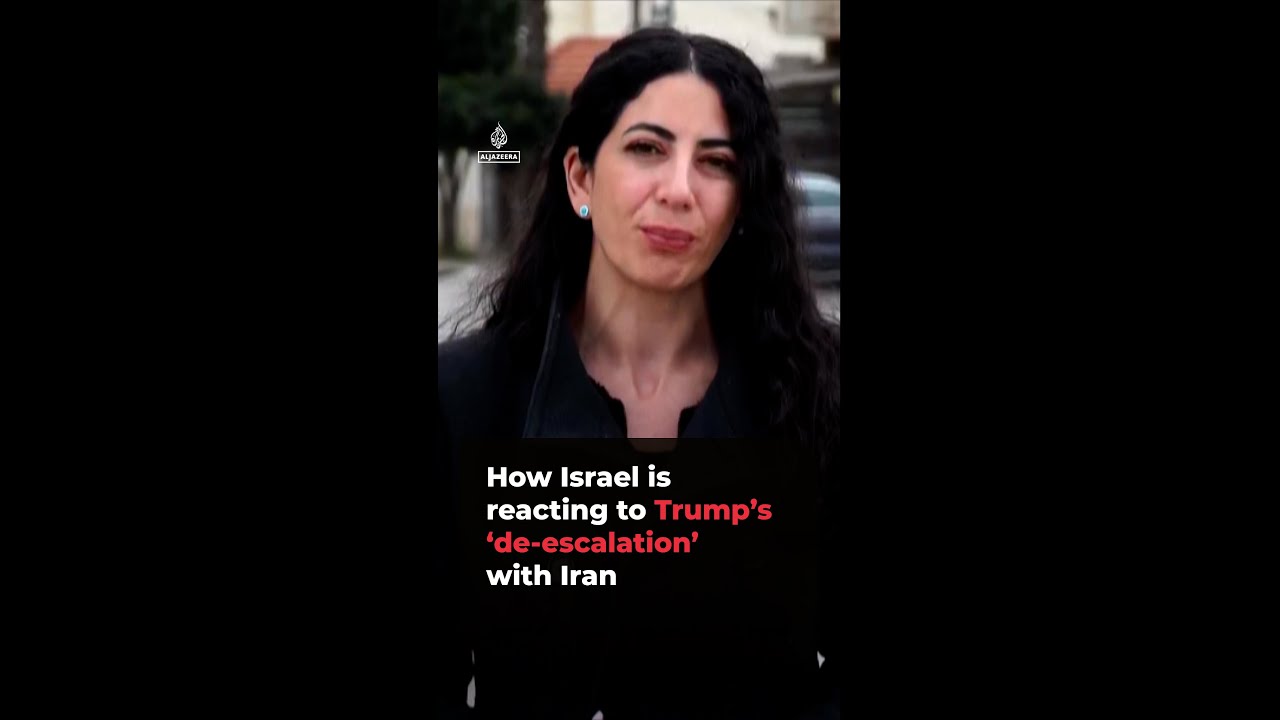 How Israel is reacting to Trump&rsquo;s  &lsquo;de-escalation&rsquo; with Iran | #ajshorts