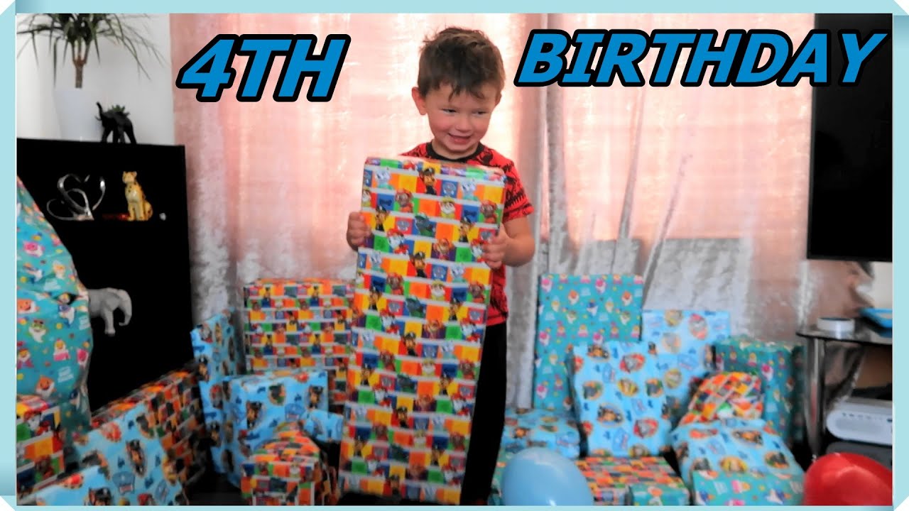 HARRISON'S 4TH BIRTHDAY/ OPENING PRESENTS!