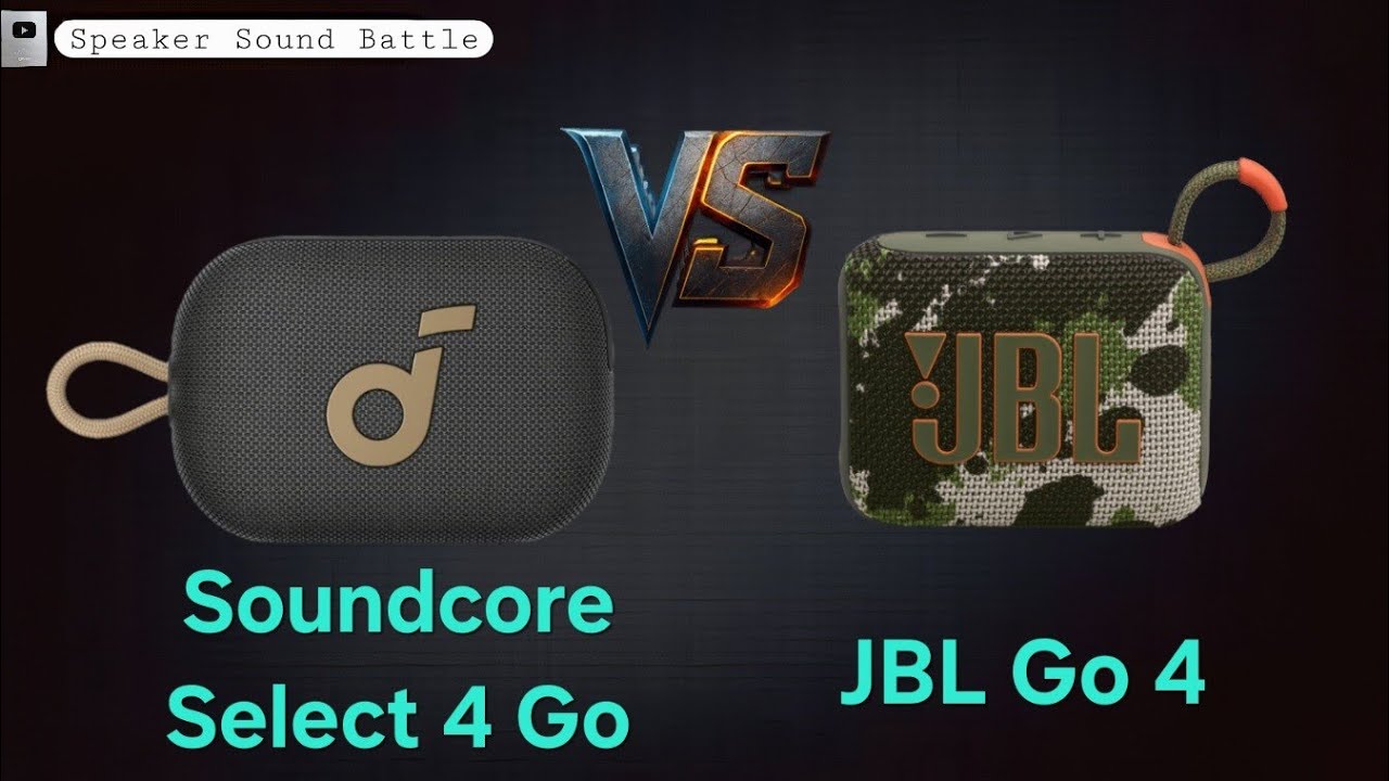Soundcore Select 4 Go vs JBL Go 4 - Mini Portable Bluetooth Speaker Sound Battle Comparison