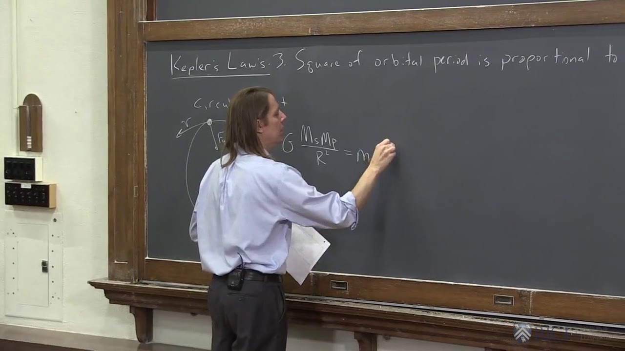 PHYS 101 | Kepler's Laws 3 - Kepler's Third Law