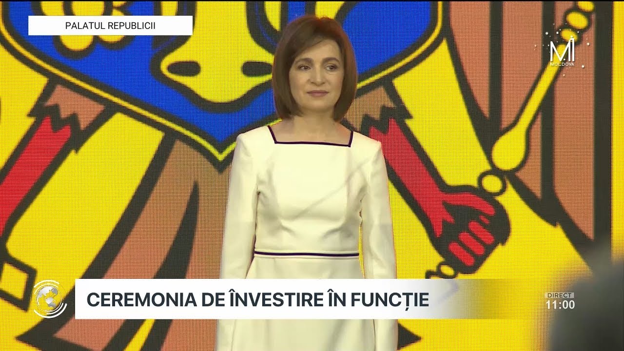 Depunerea jurământului de către Maia Sandu pentru funcția de președintă a Republicii Moldova