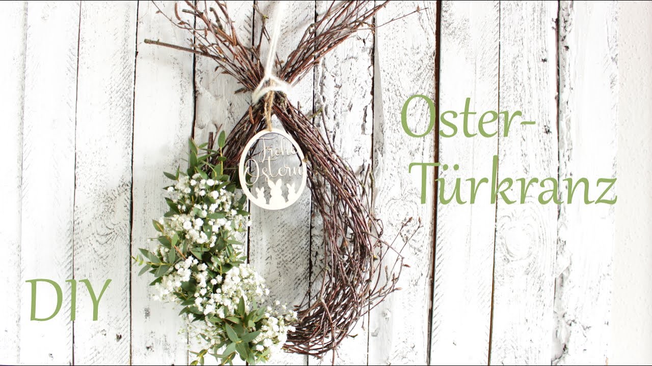 DIY | Oster T&uuml;rkranz | s&uuml;&szlig;e Osterdeko | Just Deko