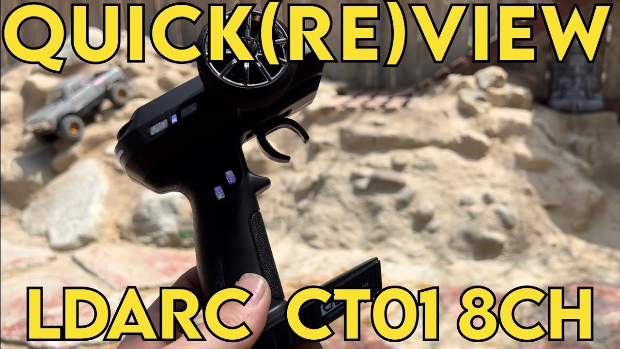 Crawler Canyon Quick(re)view:  LDARC CT01 8-channel radio