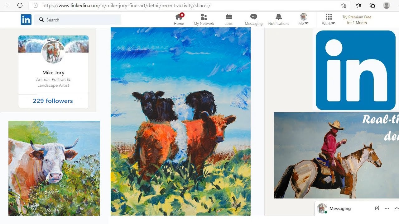How to promote art on LinkedIn part 2