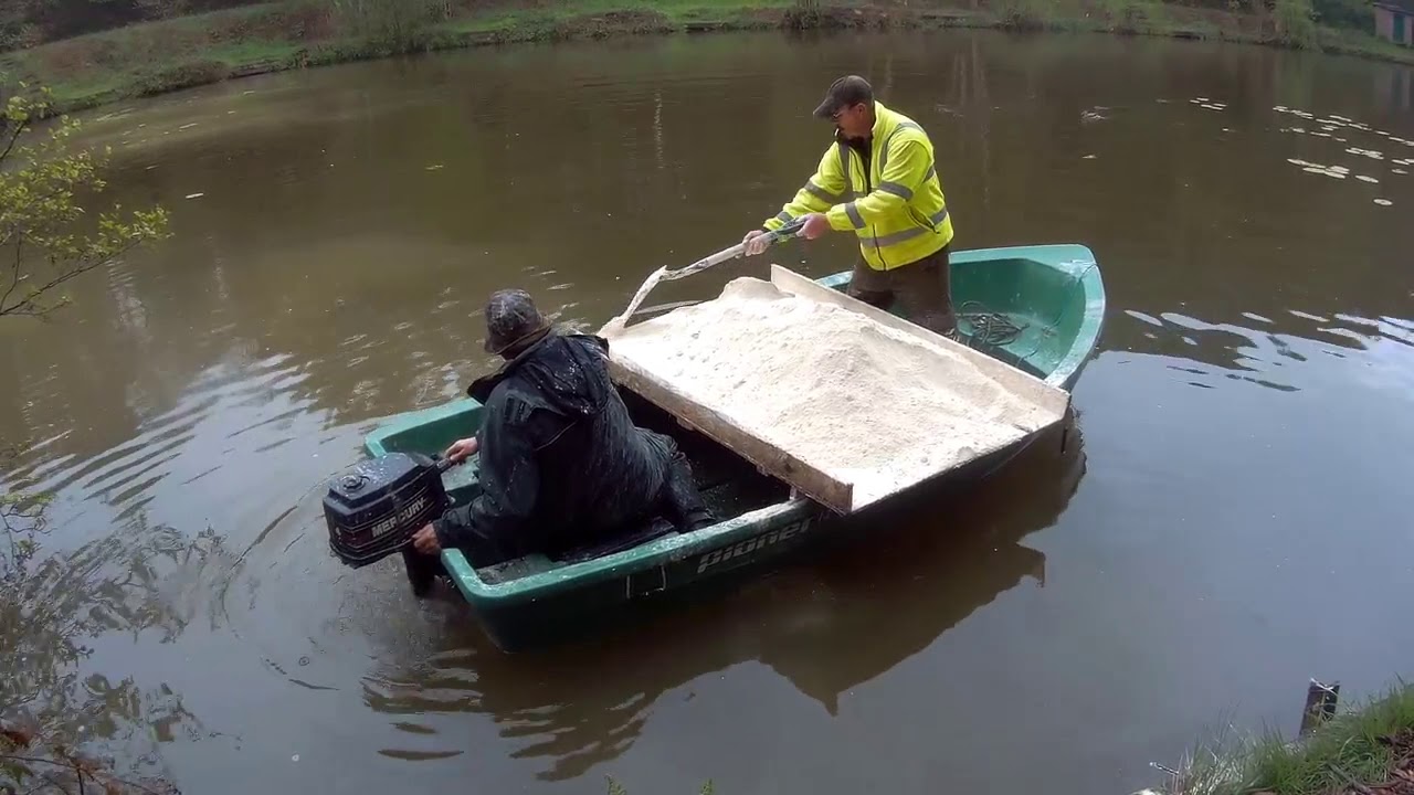 Siltex treating the Carp Pond