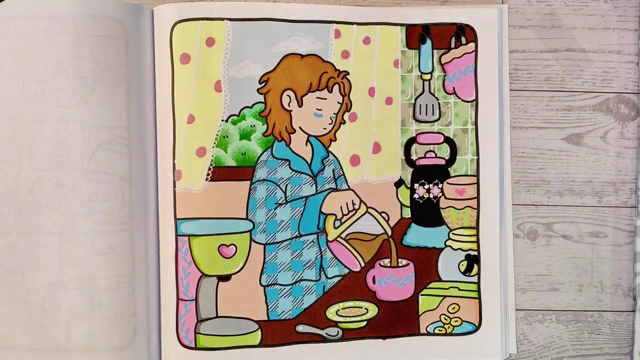 Color with me different patterns in @cocowyocoloring girls moment vol.2 #colors #coloringbook #how