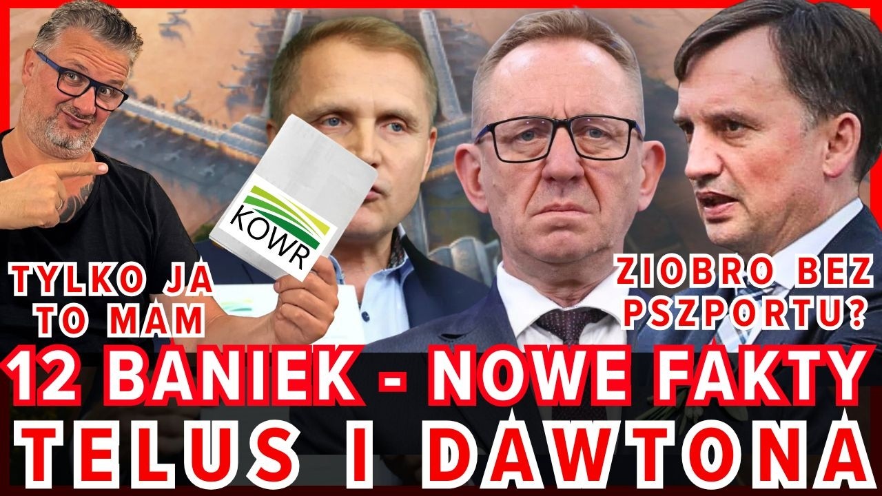 NOWA AFERA PIS-U TO NAWET 12 MILION&Oacute;W STRATY KOWR? ZIOBRO BEZ PASZPORTU-WYŁUDZENIE NA KAROLA?