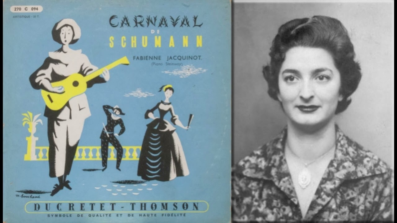Fabienne Jacquinot plays Schumann's Carnaval Opus 9 (1956)