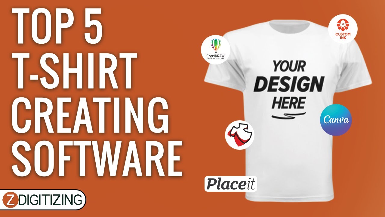 Top 5 Free Design Apps/Softwares For Creating T-shirt Desings || Zdigitizing