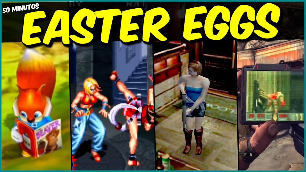 50 Minutos só de EASTER EGGS ALEATÓRIOS dos games
