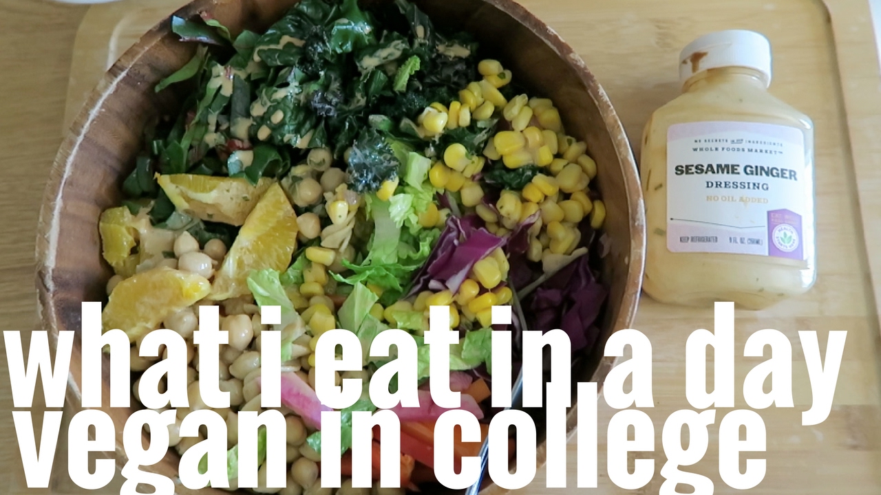 WHAT I ATE // COLLEGE STUDENT // NUTRIENT DENSE VEGAN