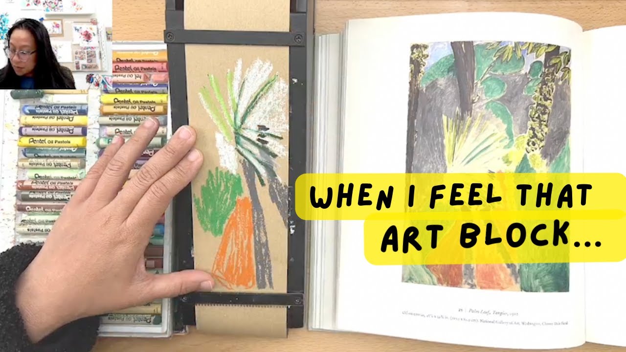 How to Paint with Pastels - Warm Up Oil Pastel Practice Inspired by Matisse