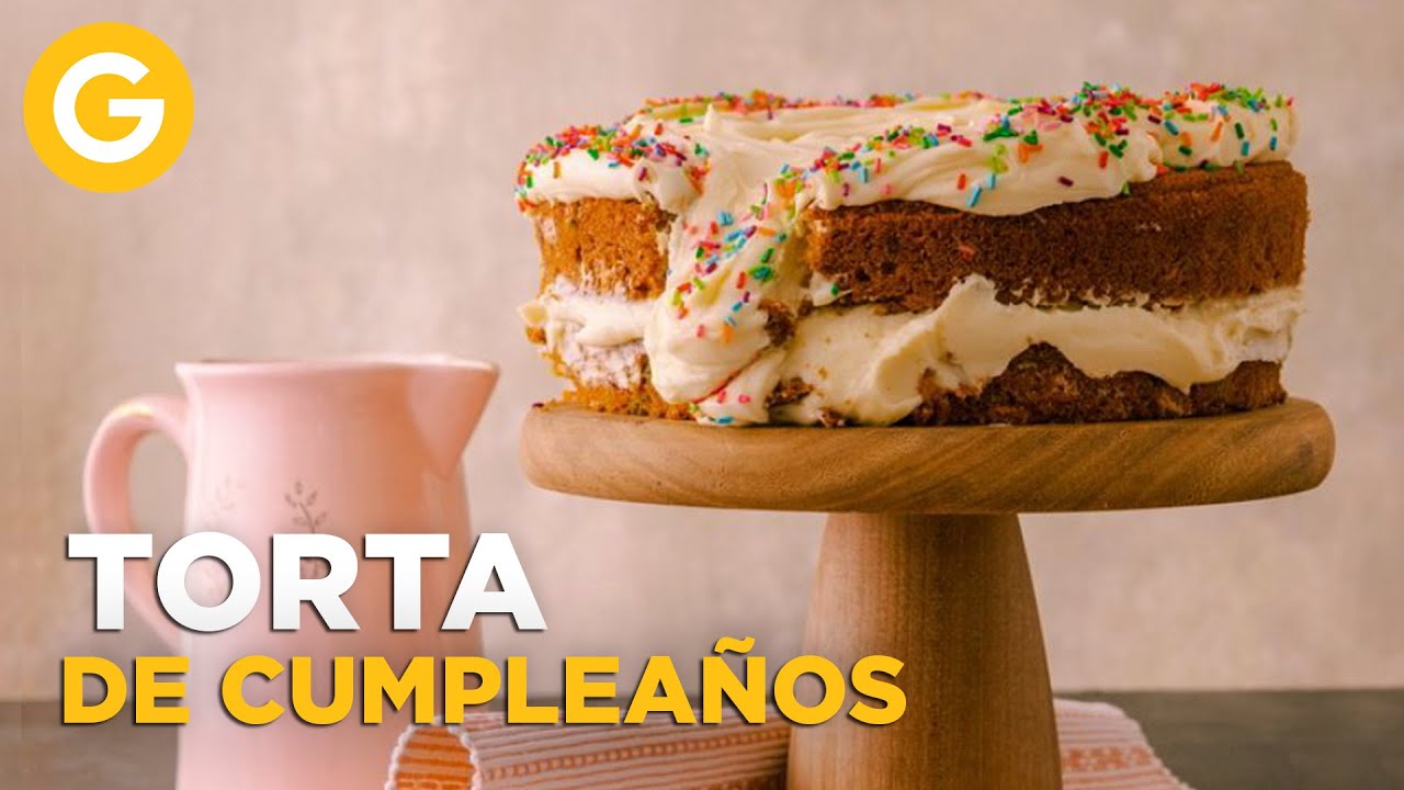 Celebra mejor cualquier CUMPLEAÑOS con esta ESPONJOSA TORTA 🎂🥳 de Estefi Colombo | El Gourmet