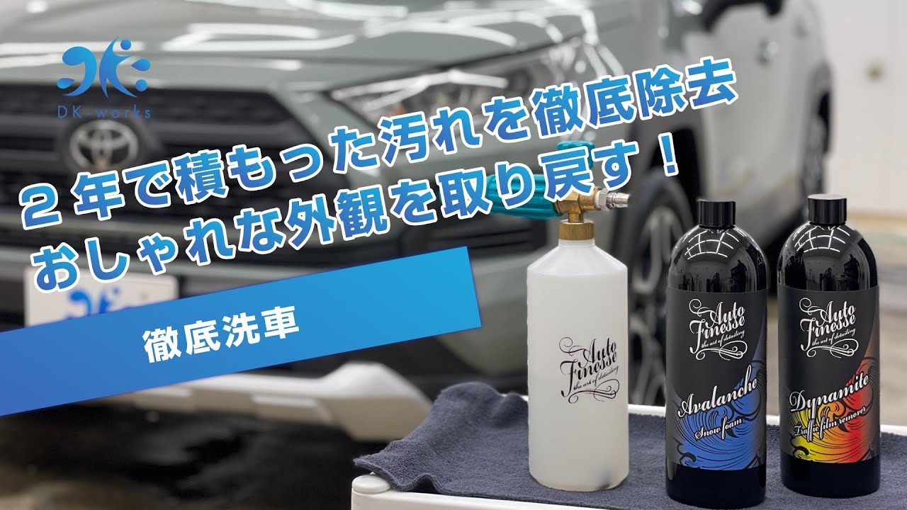 【RAV4 Adventure 徹底洗車】青空駐車＋洗車は半年に1度！？スケールも！純水器フル回転！楽しく洗う！どこまで美観を取り戻せるか！？｜Car detailing  Scale removal