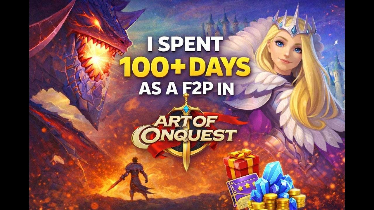 I spent 100+ days in Art of Conquest as a F2P