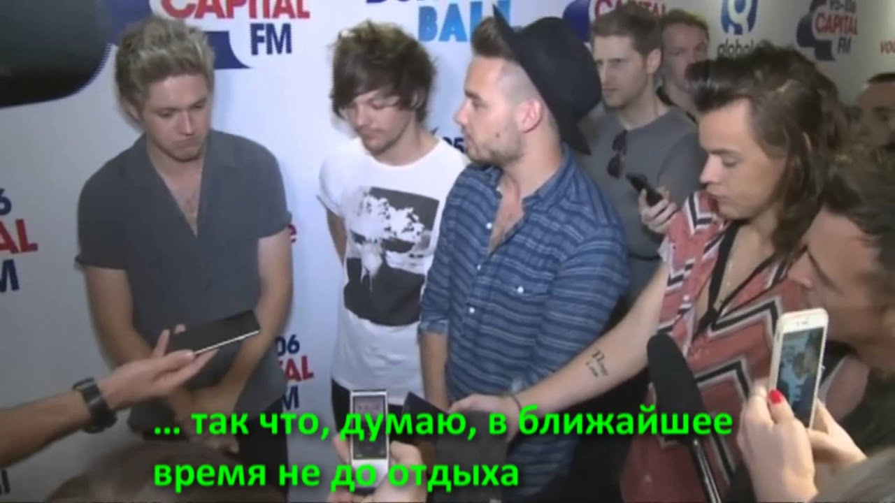 Интервью One Direction без Зейна с русскими субтитрами / One Direction interview without Zayn