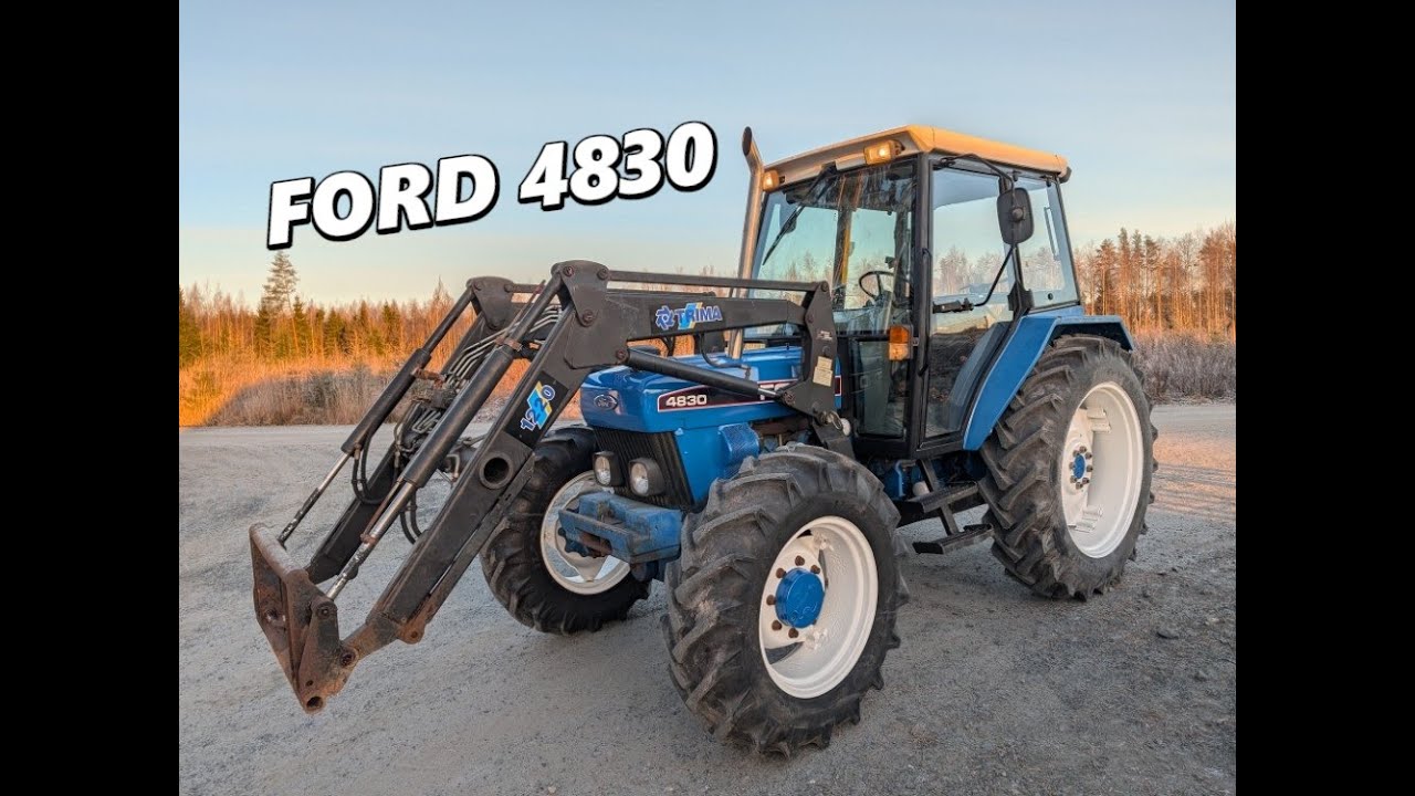 Ford 4830 Trima etukuormaajalla