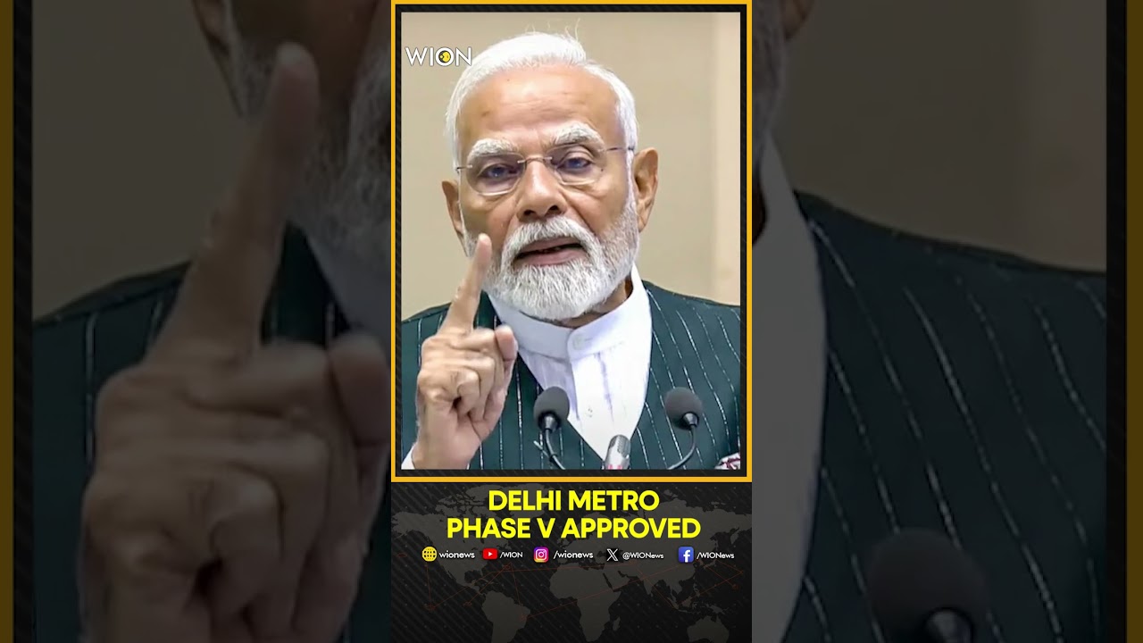 Cabinet Approves Three New Corridors as Part of Delhi Metro&rsquo;s Phase V (A) Project | WION Shorts