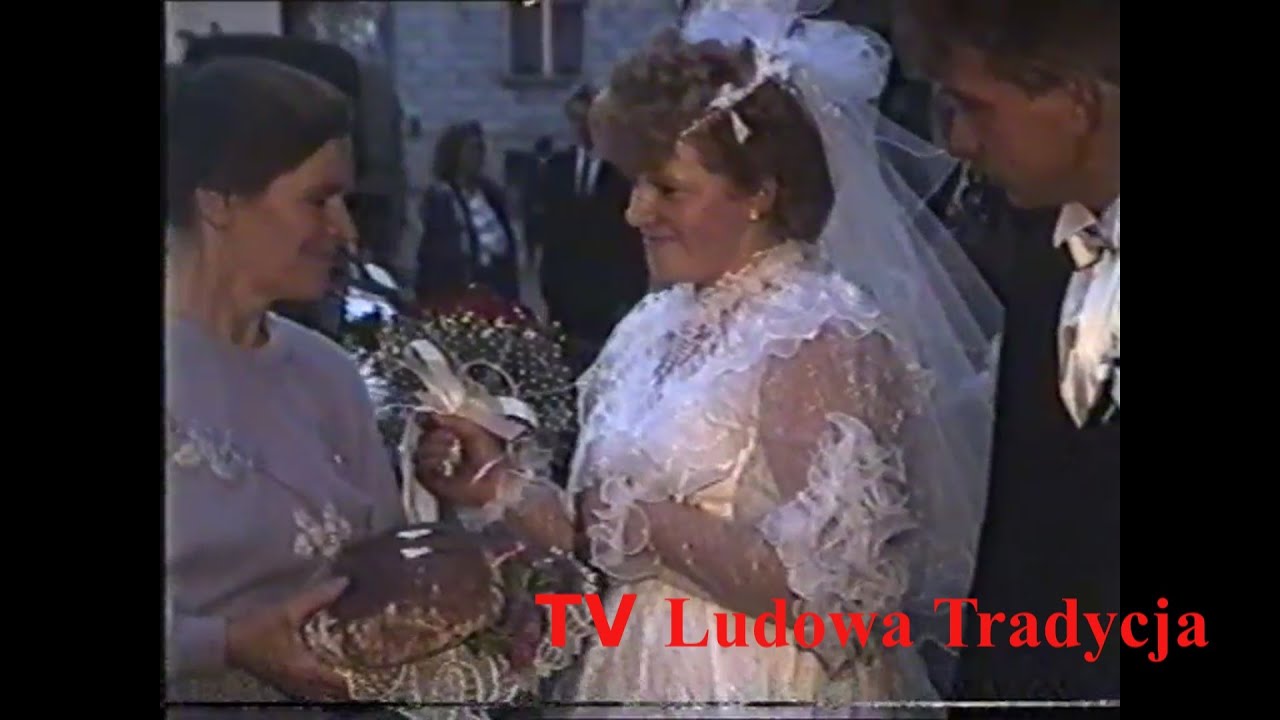 1992 r. Stare, wiejskie wesele - Przyjazd 