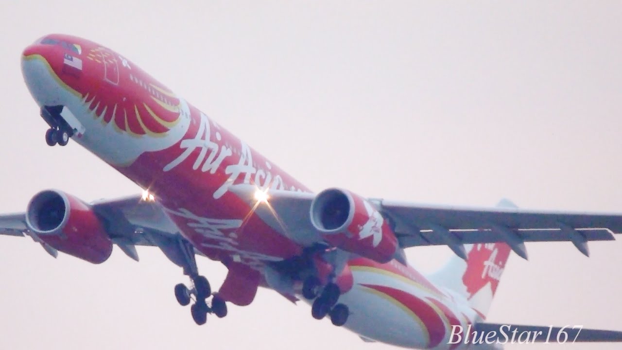 [Xcintillating PhoeniX] AirAsia X Airbus A330-300 (9M-XXT) takeoff from KIX/RJBB (Kansai) RWY 06R
